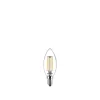 Led ^ Philips 2-PAK KLAR LED PÆRE KERTE E14 4W