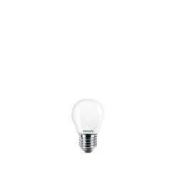 Led ^ Philips 2-PAK MAT LED PÆRE KRONE E27 4W