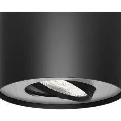 Spotlights ^ Philips PHASE PÅBYGNINGSSPOT SORT INTEGRERET LED 5W