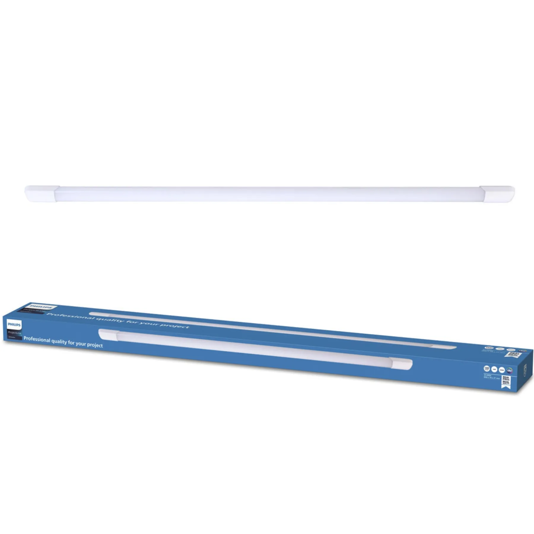 Lysarmaturer ^ Philips PROJECTLINE BATTEN LED ARMATUR 16W 60 MM