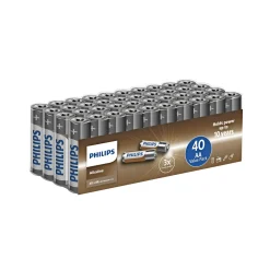 ALKALINE AA BATTERI 40 STK/PAK>Philips Hot