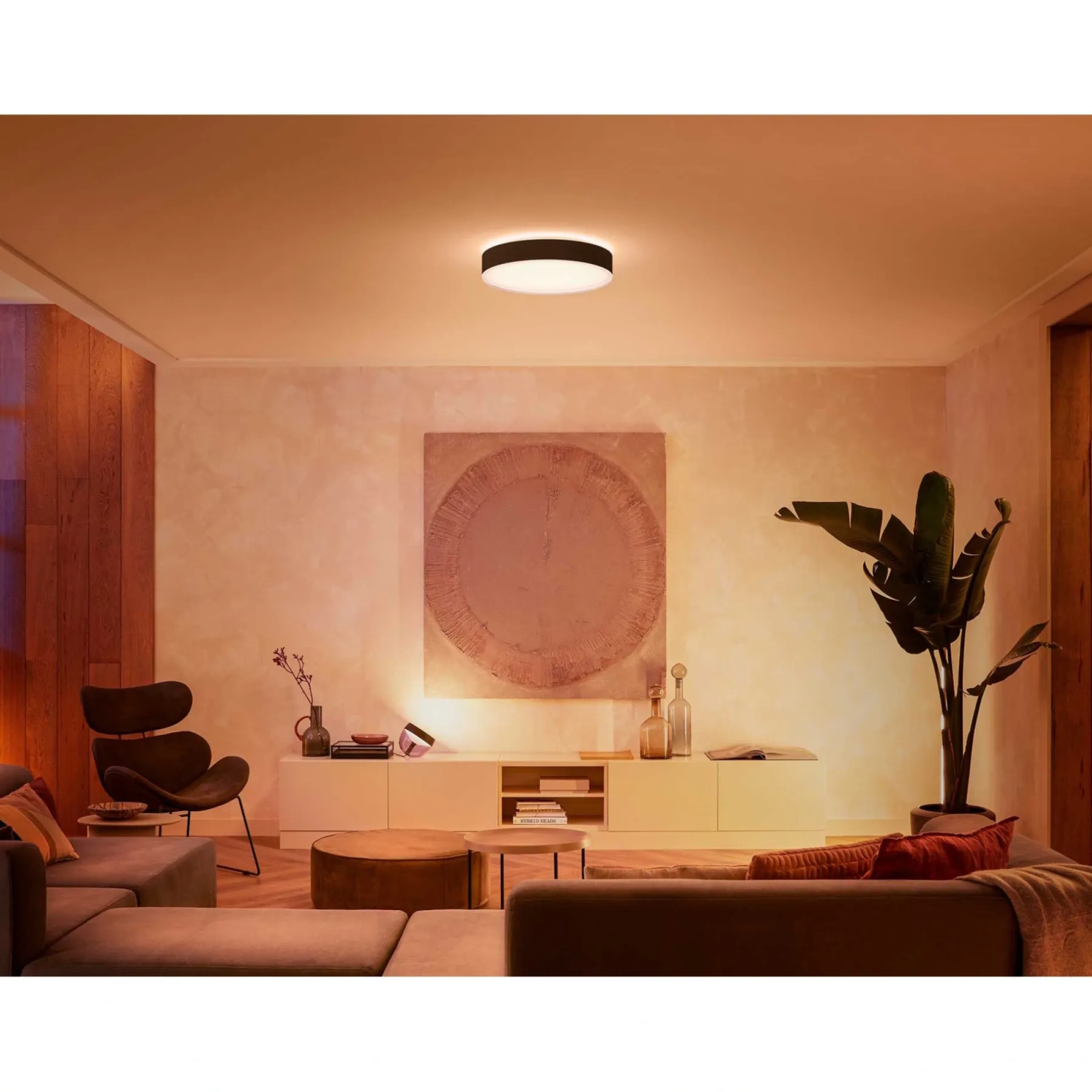 WA ENRAVE L PLAFOND 34W SORT 476 MM>Philips Hue Online