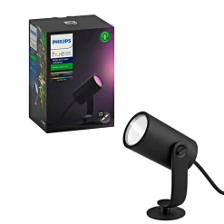 WCA LILY UDVIDELSE SPOTLAMPE SORT INTEGRERET LED 8W>Philips Hue
