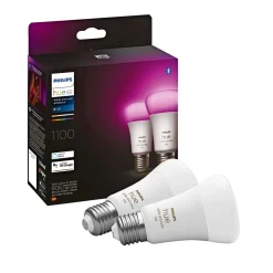 WCA 2-PAK SMART LED PÆRE E27 STANDARD 11W>Philips Hue Outlet