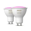 WCA 2-PAK SMART LED PÆRE GU10 SPOT 6W>Philips Hue Clearance