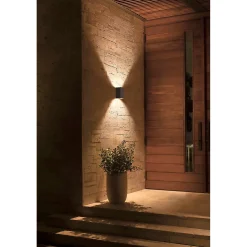 WCA RESONATE UDENDØRS VÆGLAMPE 16W SORT>Philips Hue Outlet