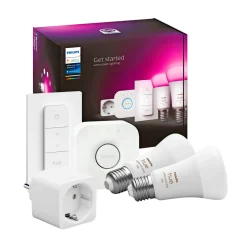WCA SMART, 2 X E27, BRIDGE, DIM. SWITCH & PLUG STARTSÆT>Philips Hue Online