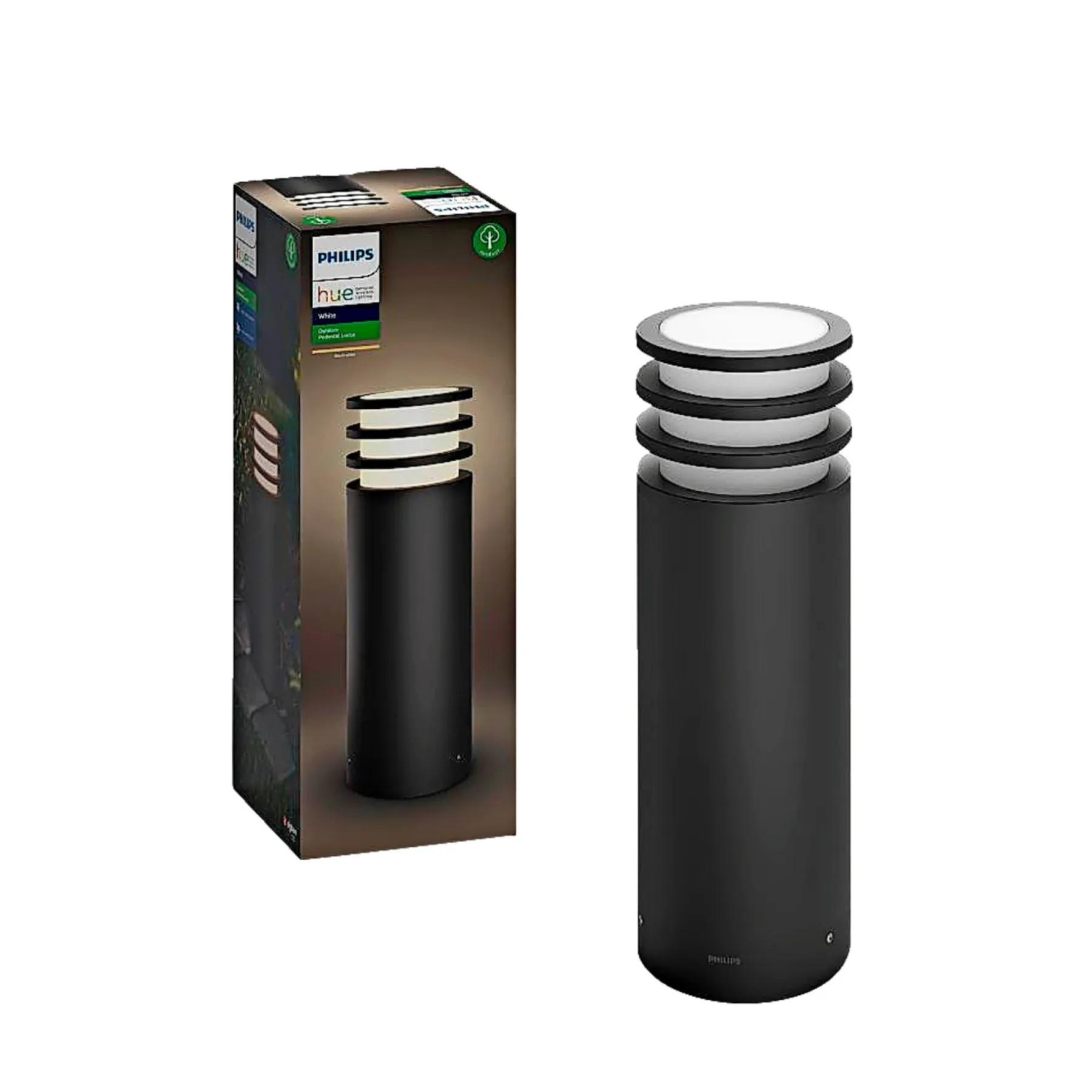 W LUCCA BEDLAMPE ANTRACITGRÅ 40 CM>Philips Hue