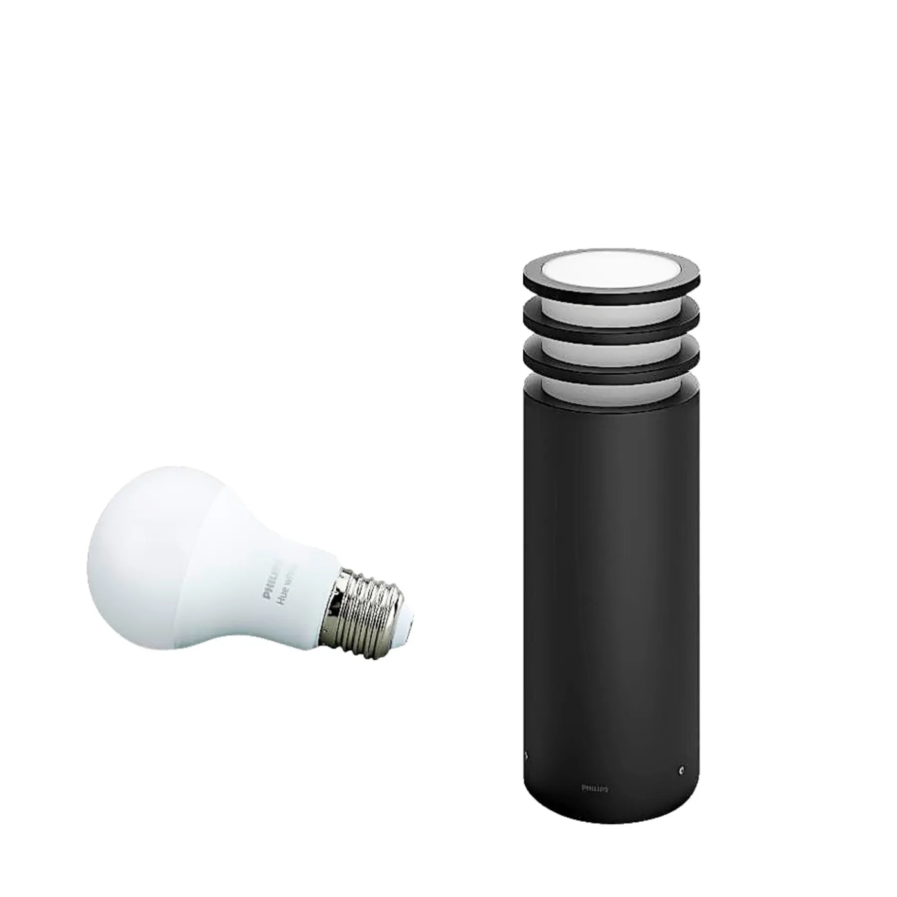 W LUCCA BEDLAMPE ANTRACITGRÅ 40 CM>Philips Hue