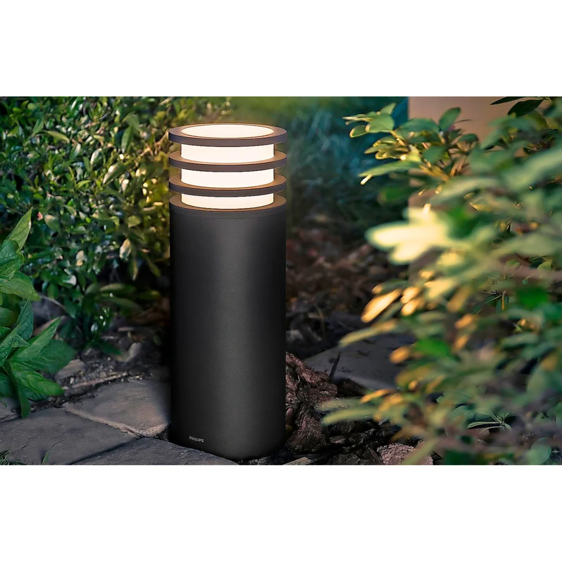 W LUCCA BEDLAMPE ANTRACITGRÅ 40 CM>Philips Hue