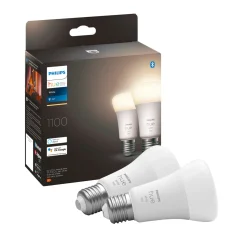 W 2-PAK SMART LED PÆRE E27 STANDARD 10W>Philips Hue Clearance
