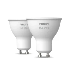 W 2-PAK SMART LED PÆRE GU10 SPOT 5W>Philips Hue Hot