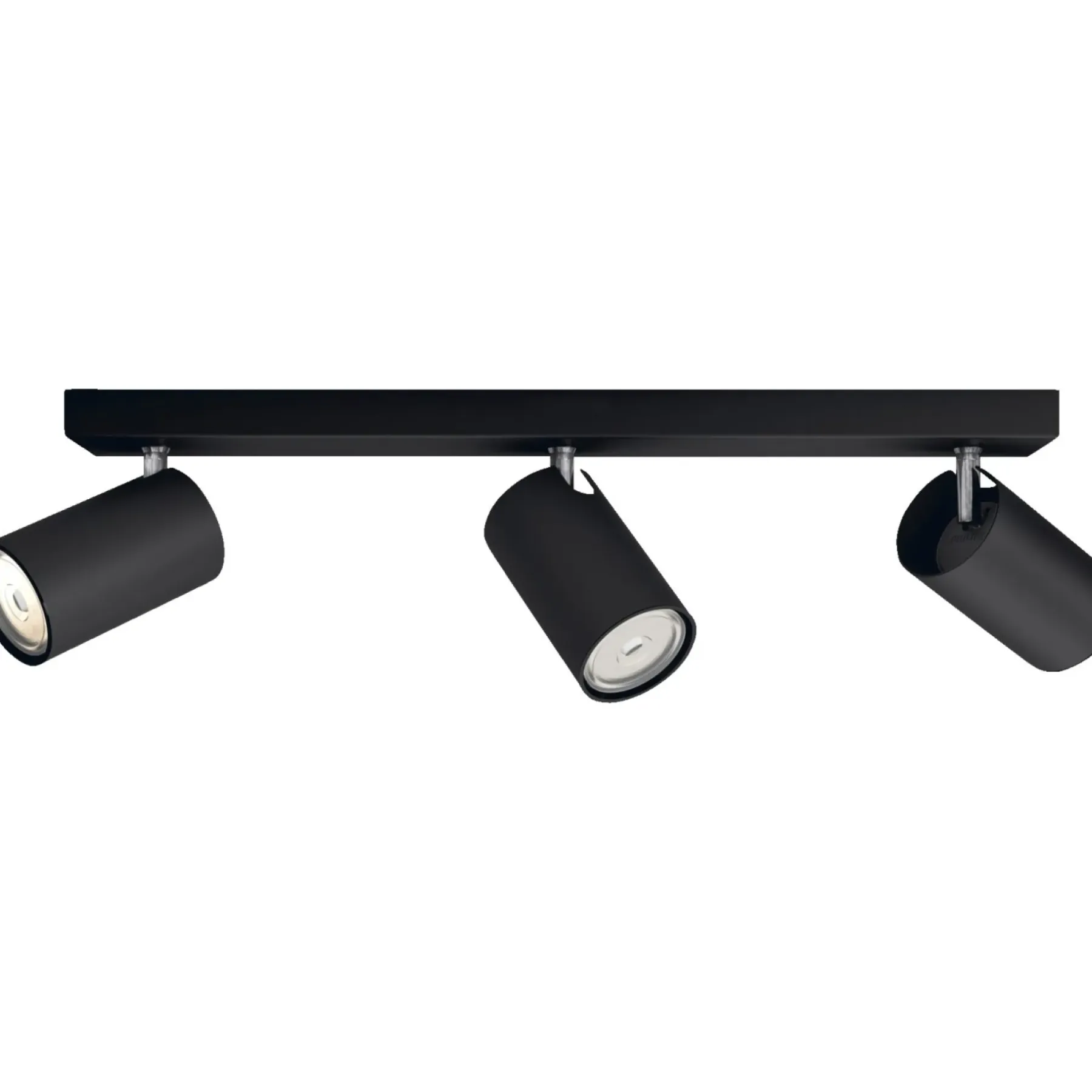 KOSIPO 3 SPOTLAMPE SORT GU10 3X5,5W>Philips Discount
