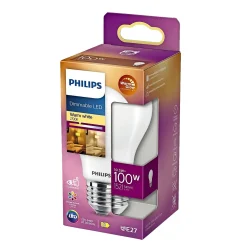 LED PÆRE STANDARD E27 11W>Philips