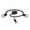LIMBALI 3- SPOTLAMPE SORT GU10 50W>Philips