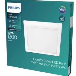 MAGNEOS SQUARE PLAFOND 12W HVID 210 MM>Philips Outlet