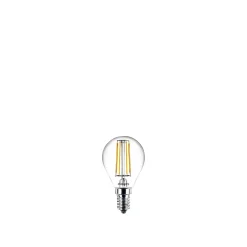 2-PAK KLAR LED PÆRE KRONE E14 4W>Philips Hot