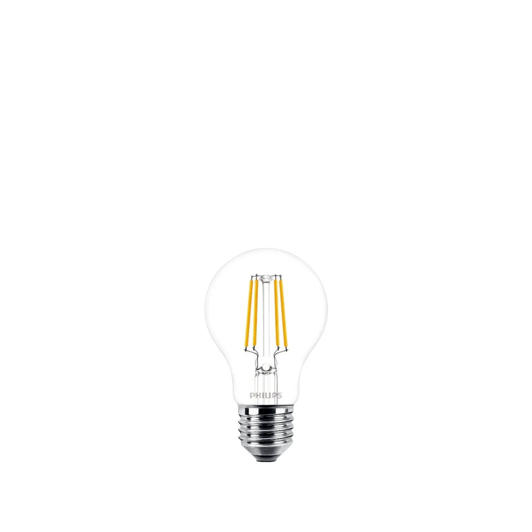 2-PAK LED PÆRE STANDARD E27 4W>Philips