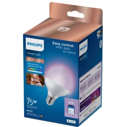 COLOR LED PÆRE E27 GLOBE 11W>Philips Smart Online