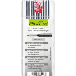 Skriveredskaber ^ Pica 3030 10 STK REFILL GRÅ