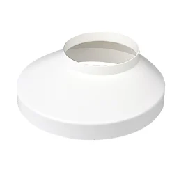 Tagrender ^ Plastmo PLAST 75/150 MM BRØNDKRAVE HVID