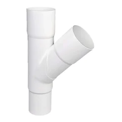 PLAST 75/75 MM GRENRØR HVID>Plastmo Discount