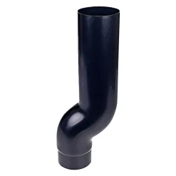 Tagrender ^ Plastmo PLAST 75 MM NEDFØRSEL SORT