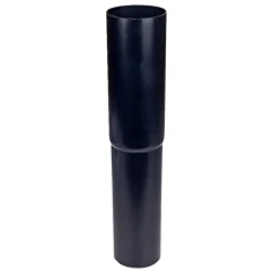 PLAST 75 MM NEDFØRSEL SORT>Plastmo Sale