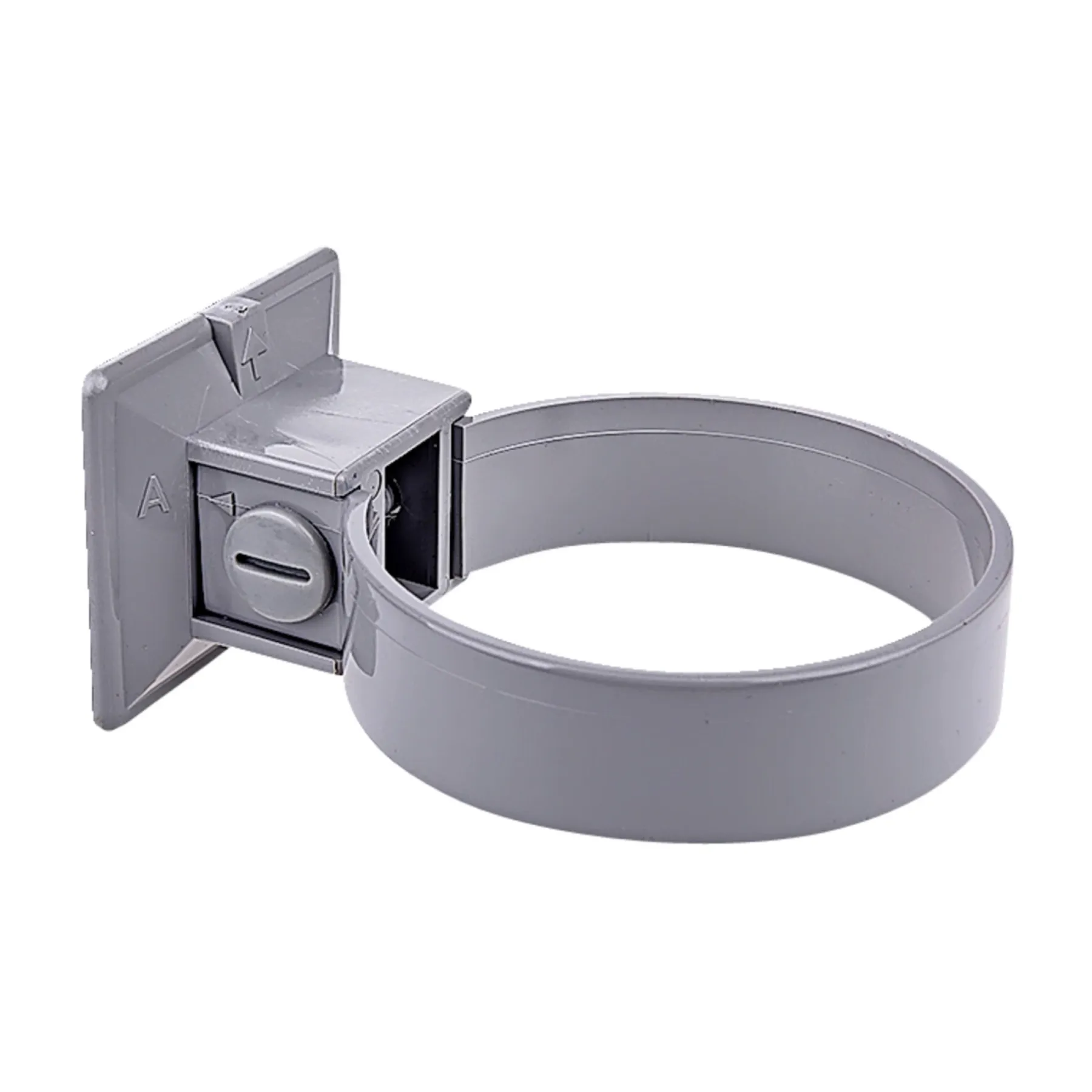 PLAST 90 MM PLASTRØRHOLDER GRÅ>Plastmo New