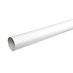 Tagrender ^ Plastmo PLAST 75 MM X 3 M NEDLØBSRØR HVID