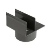 Kloak & Brøndgods ^ Plastmo SLIMLINE LODRET UDLØB 13X13X13 CM.