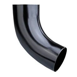 Tagrender ^ Plastmo SORT 90 MM BØJNING