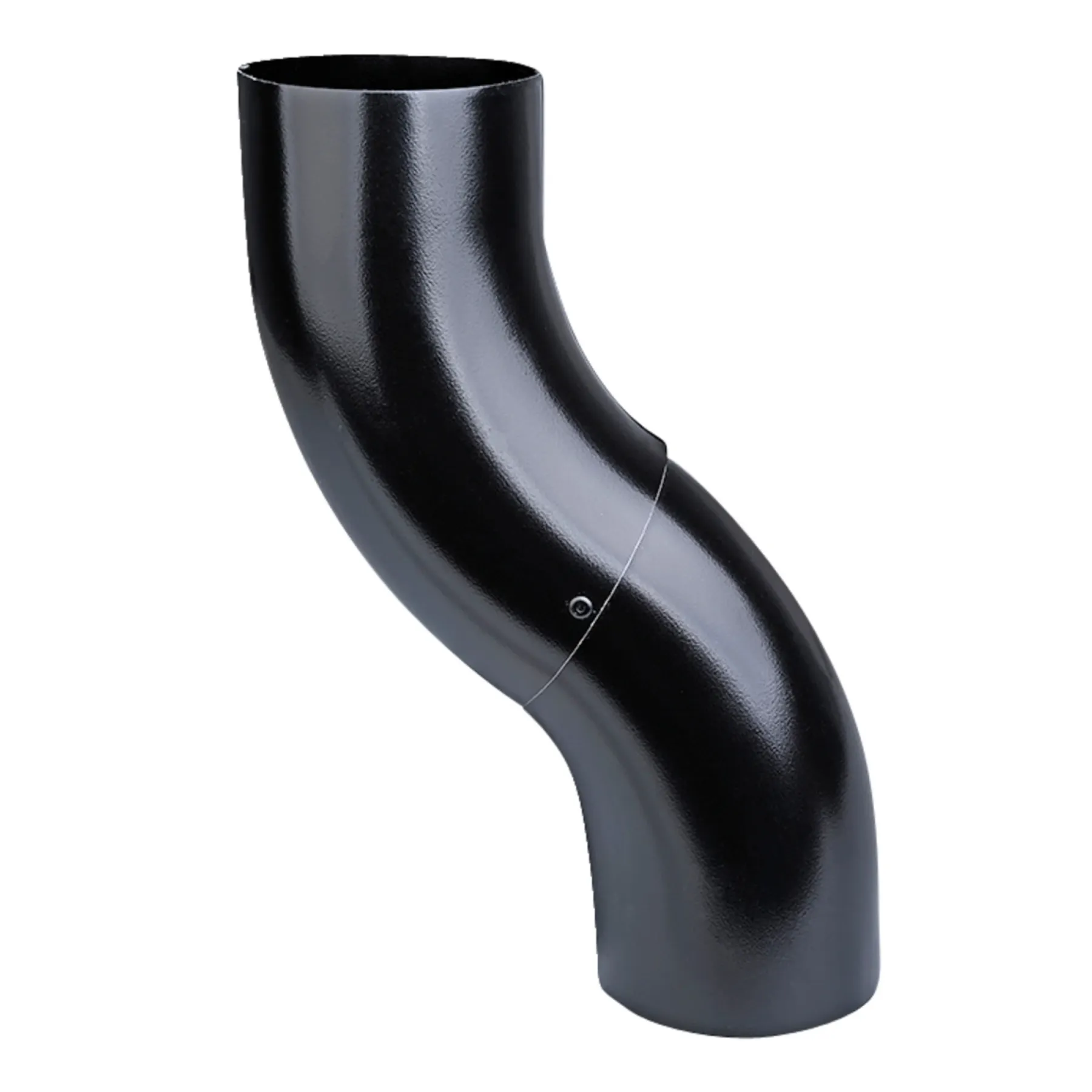 Tagrender ^ Plastmo SORT 90 MM NEDFØRSEL