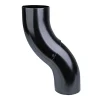 Tagrender ^ Plastmo SORT STÅL SORT 75 MM NEDFØRSEL
