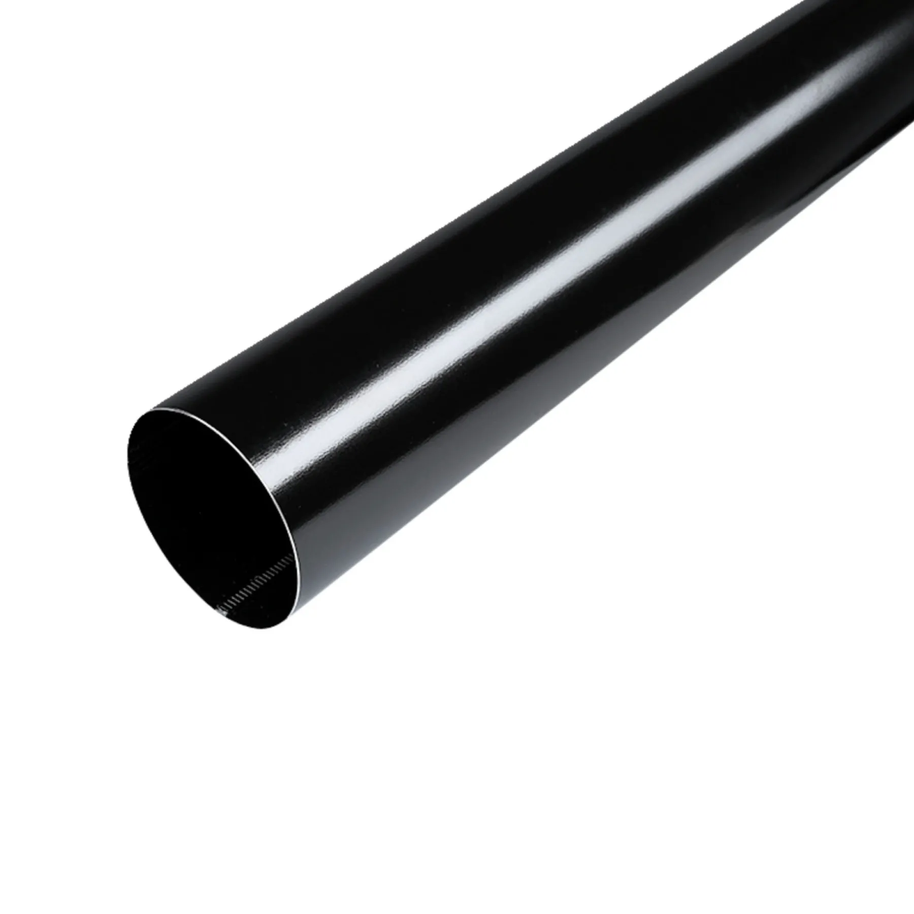 Tagrender ^ Plastmo SORT STÅL SORT 75 MM NEDLØBSRØR