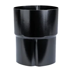 SORT STÅL SORT 75 MM RØRSAMLEMUFFE>Plastmo New