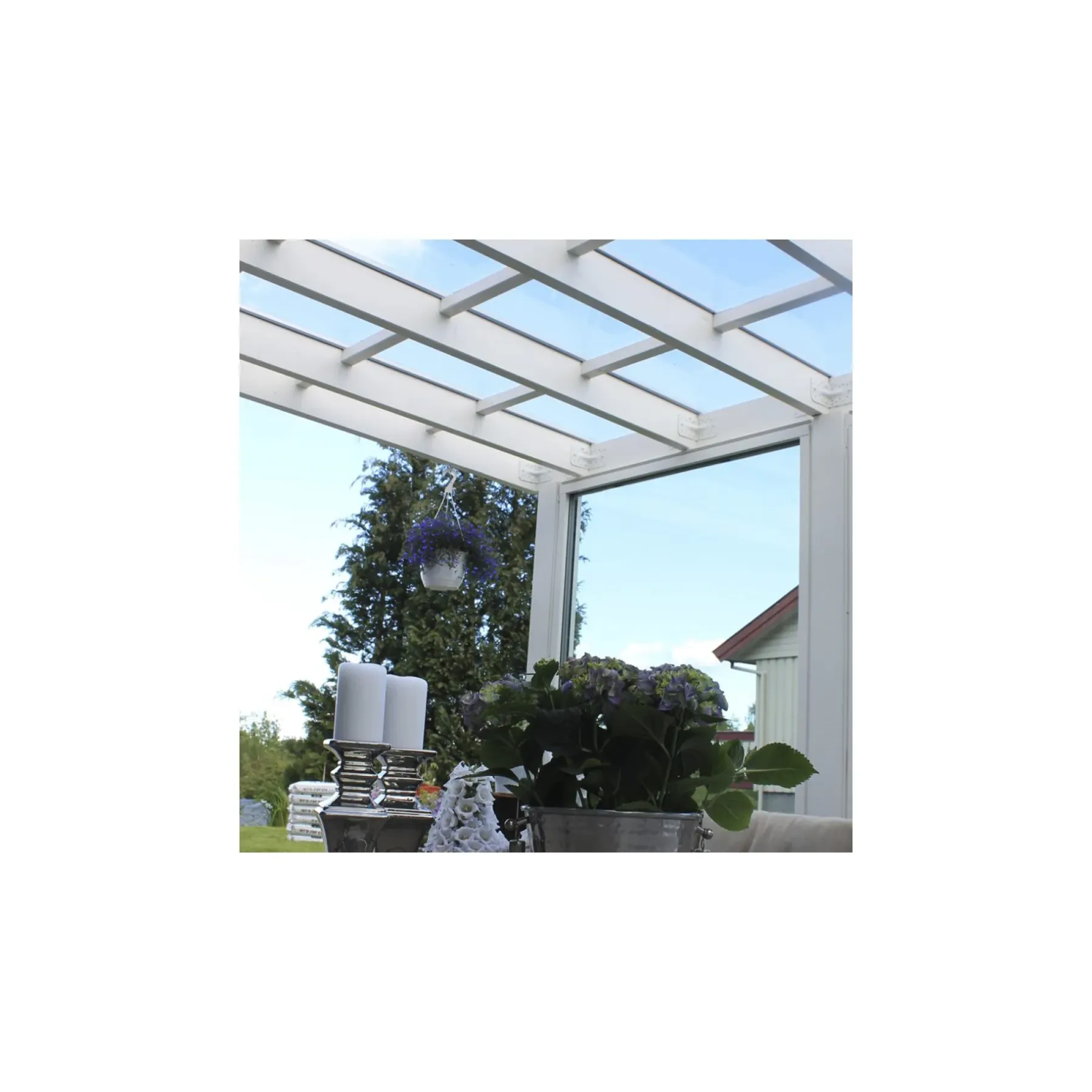 SUNGLAZE TRAPEZPLADE 300 CM 59 CM KLAR>Plastmo Discount