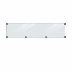 Træhegn ^ Plus GLAS T/KLINK-/PLANKEHEGN TRYKIMPRÆGNERET KLAR 174 X 44.60 CM