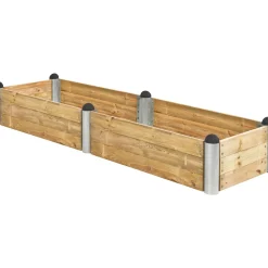 Højbede & Plantekasser ^ Plus PIPE HØJBED NATUR 36 X 80 X 270 CM