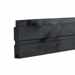 Træhegn ^ Plus PROFILBRÆT TRYKIMPRÆGNERET OG GRUNDMALET SORT 2.50 X 14 CM