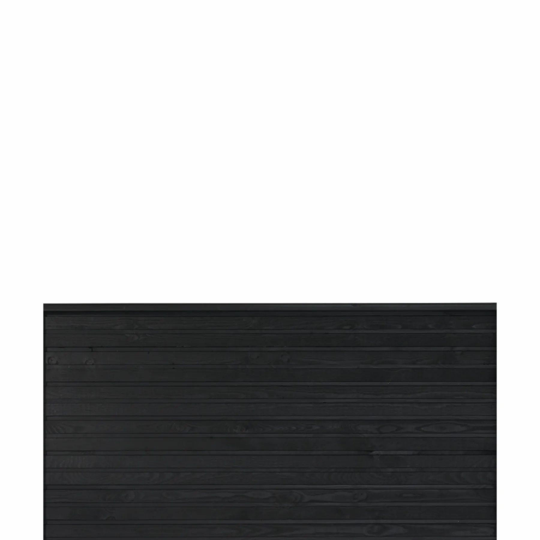 Træhegn ^ Plus PROFILHEGN TRYKIMPRÆGNERET OG GRUNDMALET SORT 174 X 91 CM