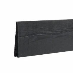 Træhegn ^ Plus PROFILHEGN TRYKIMPRÆGNERET OG GRUNDMALET SORT 14 X 177 CM