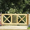 Træhegn ^ Plus SLOT TRÆHEGN TRYKIMPRÆGNERET NATUR 180 X 75 CM