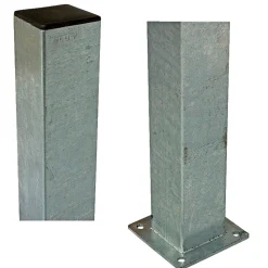 Stolper & Pæle ^ Plus STÅLSTOLPE VARMGALVANISERET VARMGALVANISERET 150 X 8 X 8 CM