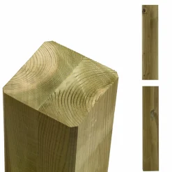Stolper & Pæle ^ Plus STOLPE TRYKIMPRÆGNERET NTR KLASSE A NATUR 9 X 9 X 268 CM