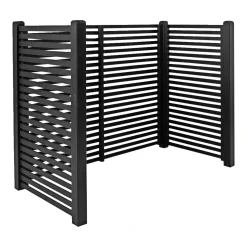 Affaldsskjulere ^ Plus TOKYO 2 SPANDE RENOVATIONSSKJUL SORT NÅLETRÆ