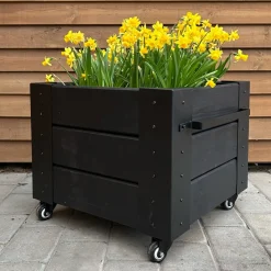 BLOMSTERKASSE SORT 45 X 50 X 46 CM>Plus New