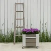 CUBIC BLOMSTERKASSE GRÅBRUN 45 X 46 X 50 CM>Plus Sale