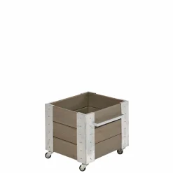 CUBIC BLOMSTERKASSE GRÅBRUN 45 X 46 X 50 CM>Plus Sale