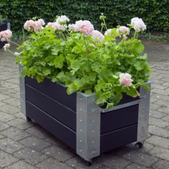 CUBIC BLOMSTERKASSE SORT 45 X 87 X 50 CM>Plus Outlet